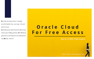 Get Started with Oracle Cloud for Free Access