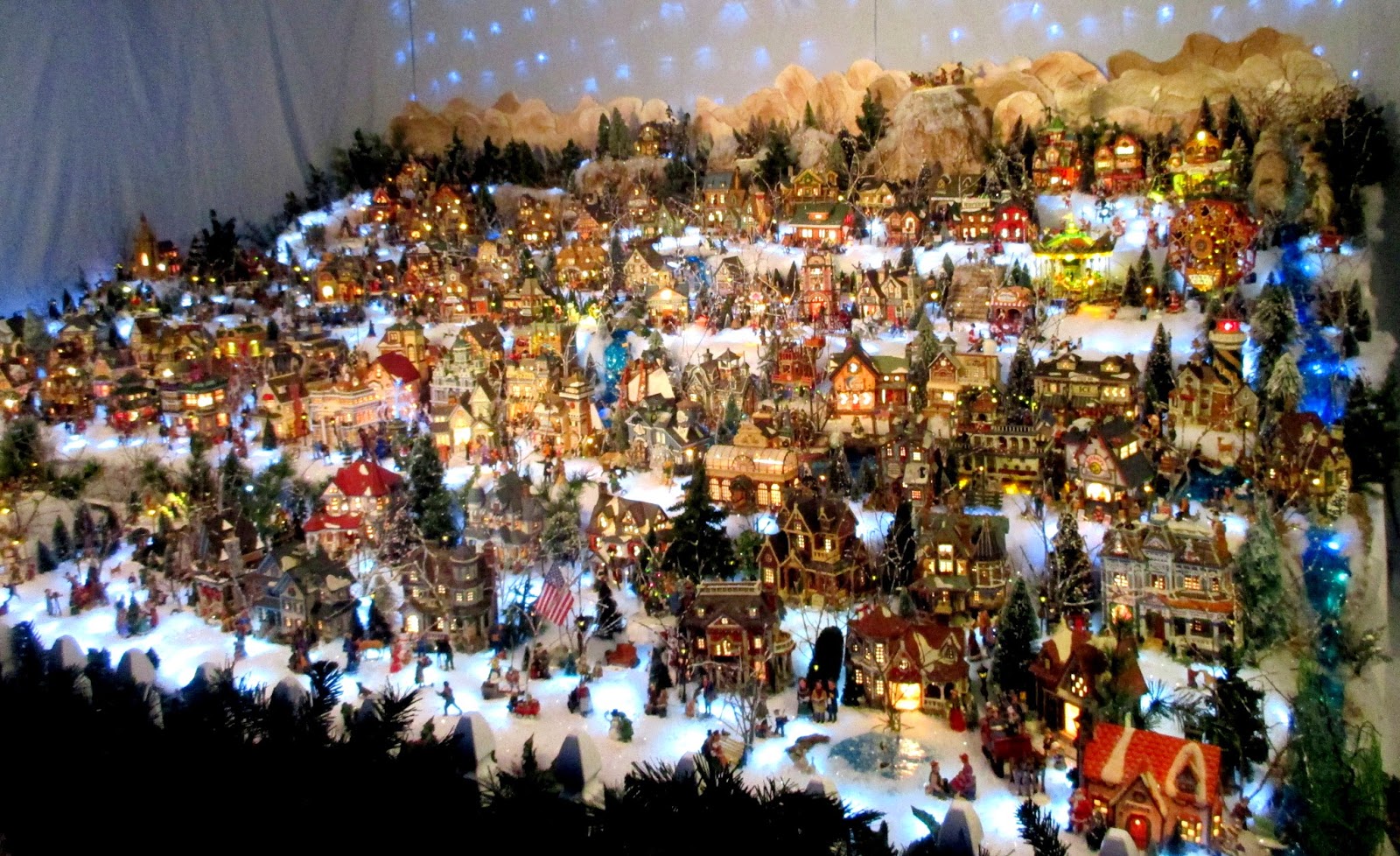 Virginia's Life, Such As It Is!: Christmas Lights and a Family Night