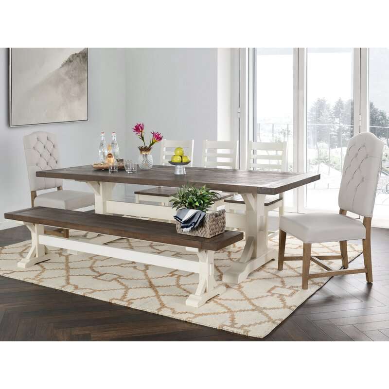 Review ﻿Bulah Solid Wood Dining Table 8 + Seat Kitchen & Dining Tables