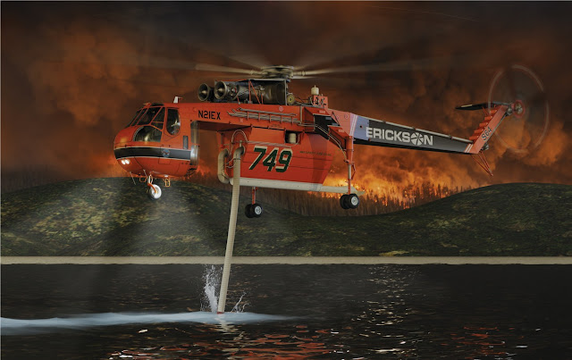 Erickson Announces The S-64F+ Air Crane Helicopter