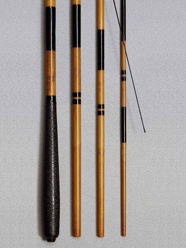 紀州へら竿 櫓聲 竹露流 中式 11.1尺 美品