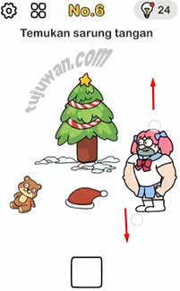 Brain Out Temukan Sarung Tangan Brain Out Kunci Jawaban Bantu Sinterklas Level 6 Begini Caranya Tujuwan Com