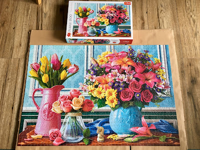 puzzle, trefl, trefl puzzle, 1500 elementów, kwiaty, kwiaty w wazonach, flowers in vases