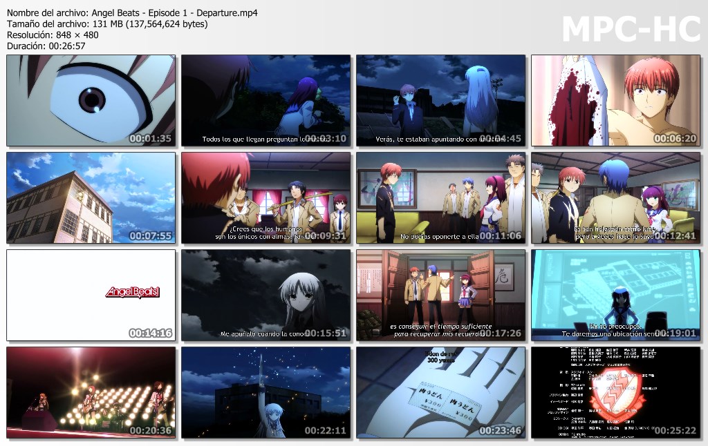 Angel Beats! Episodio 01@04