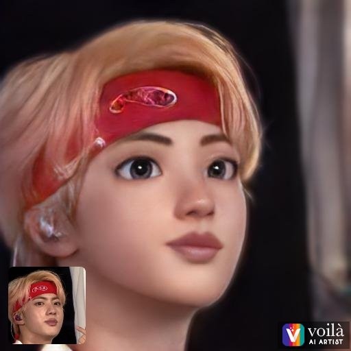 نسخة صور ديزني للعضو جين الأكثر انتشار بين صور Bts أنمي | شاهد الصور