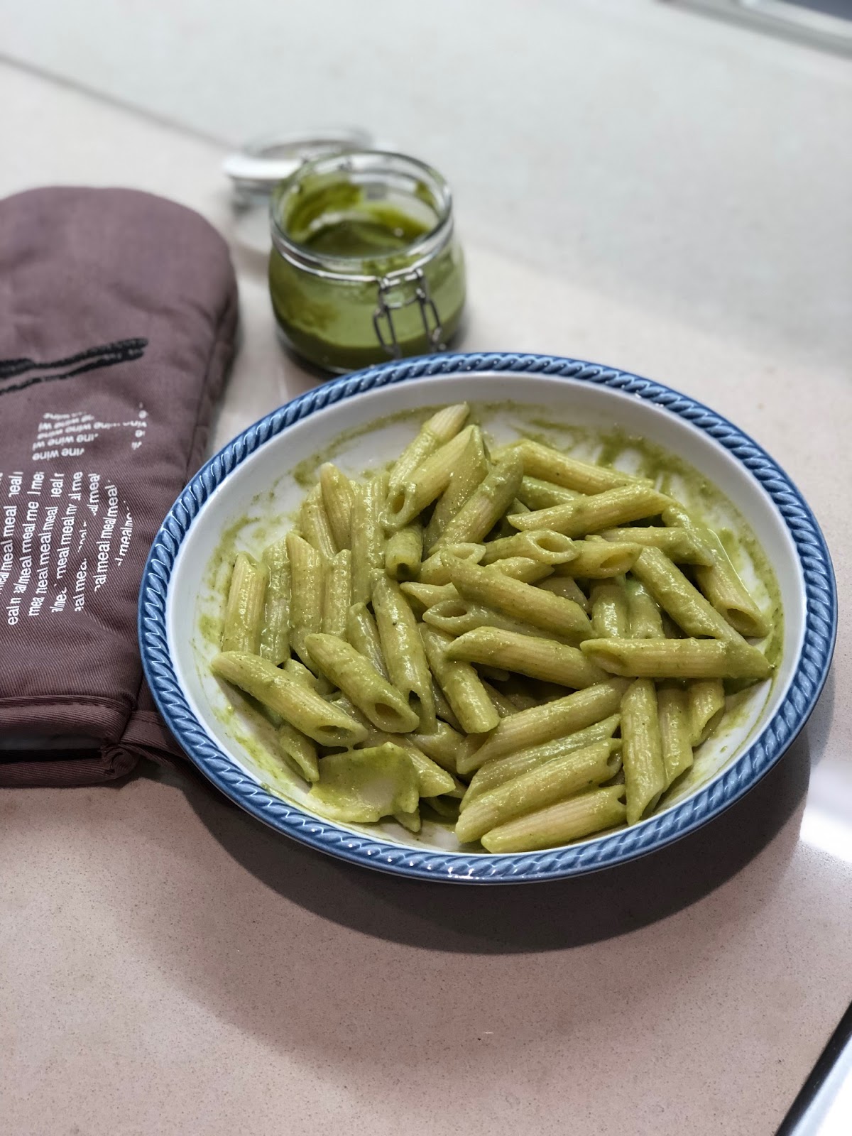Il blog di Mamma Monica Pasta di farro al pesto di zucchine
