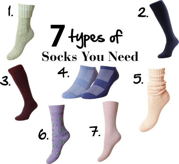 Types of Socks - All You Need to Know