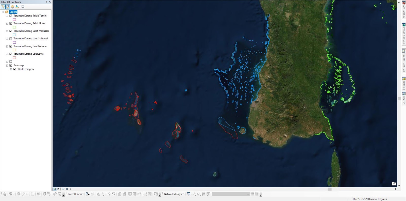 Data Shapefile (SHP) Ekosistem Terumbu Karang Indonesia