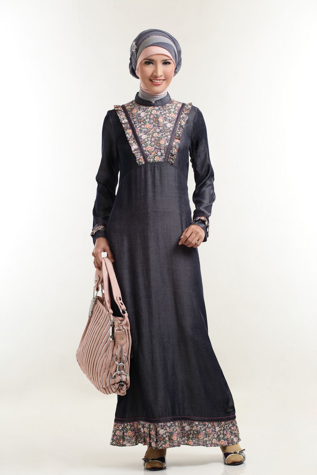 20 Contoh Baju  Gamis  Muslim Brokat Terbaru 2021