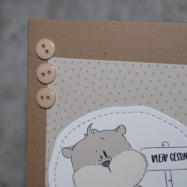 [DIY] Bleib gesund! Süße Hamsterkarte in Corona-Zeiten.