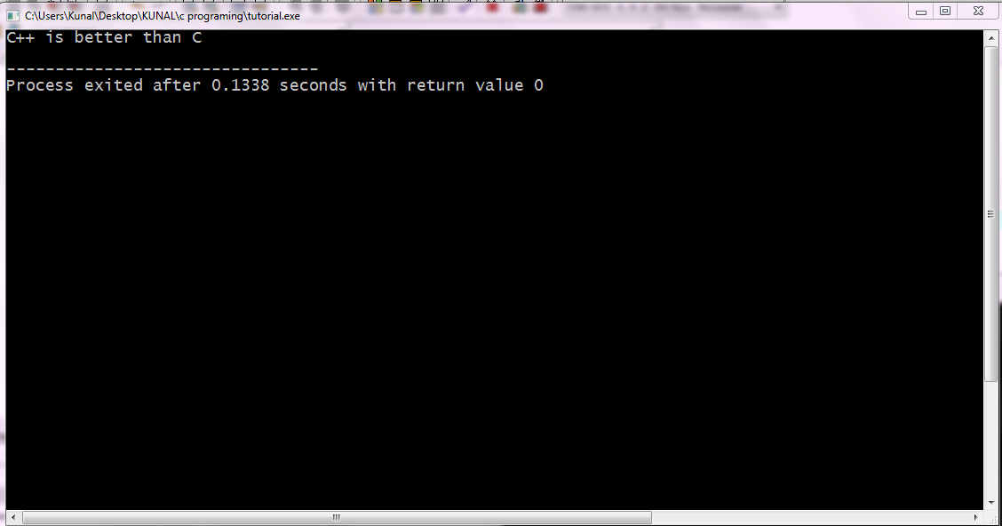 Application of C++, feature of C++ and 1st program in C++