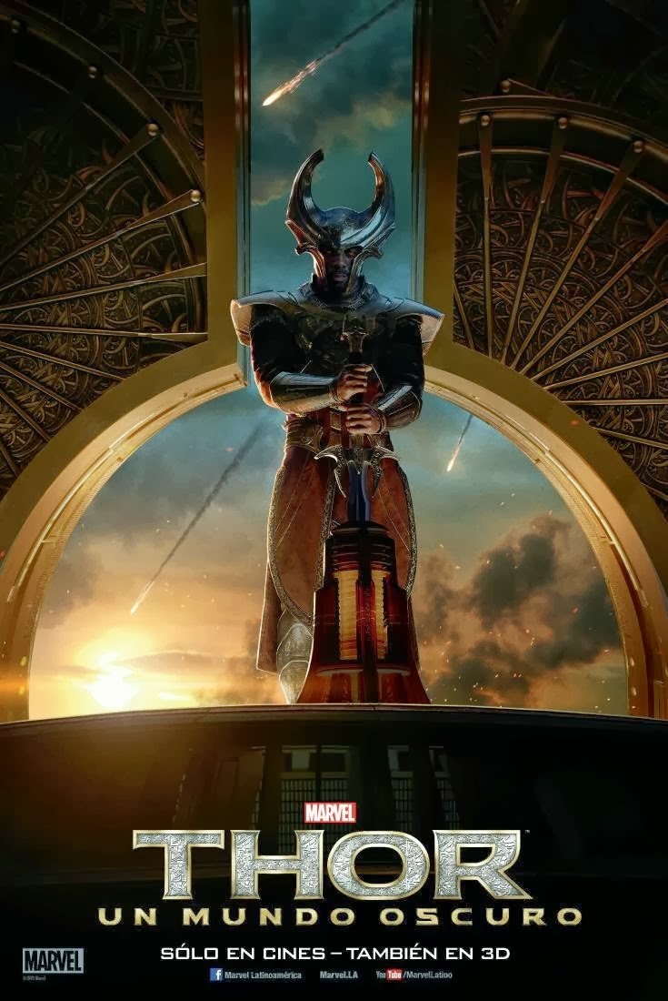 ｃｉａ こちら映画中央情報局です Thor 2 シリーズ第2章 ソー ザ ダークワールド が イドリス エルバの番人ヘイムダルと クリストファー エクルストンの悪役マレキスのキャラクター ポスターをリリース