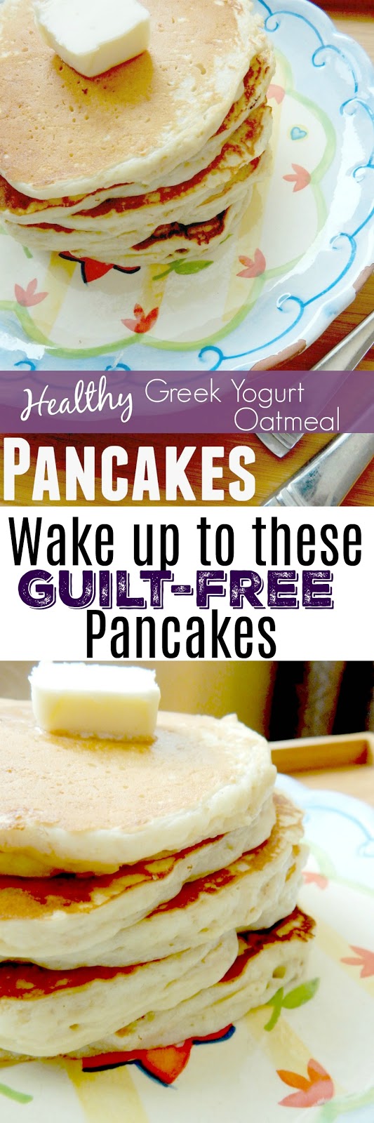 Healthy Greek Yogurt Oatmeal Pancakes | Ally's Sweet & Savory Eats