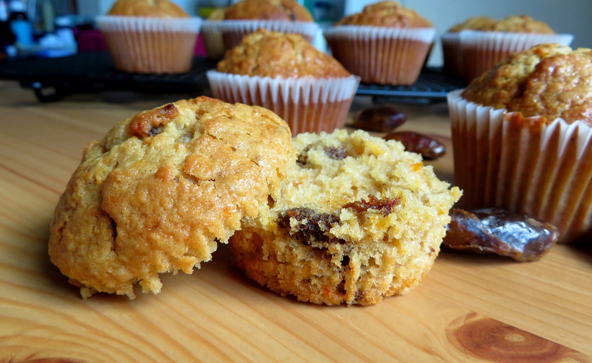 Orange, Date & Oat Muffins The English Kitchen