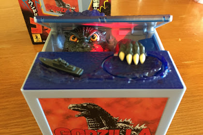 Godzilla Coin Bank and Blind Box Figures From Japan
