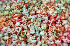Sweet popcorn at Tibidabo amusement park