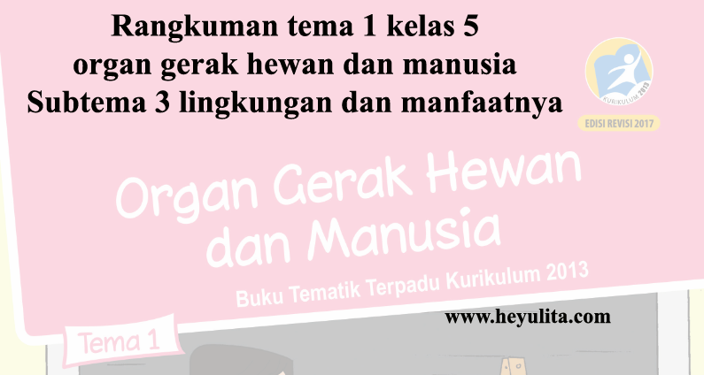 Rangkuman Tema 3 Kelas 5 Ruang Ilmu Rangkuman Tema 3 Kelas 5 Ruang Ilmu