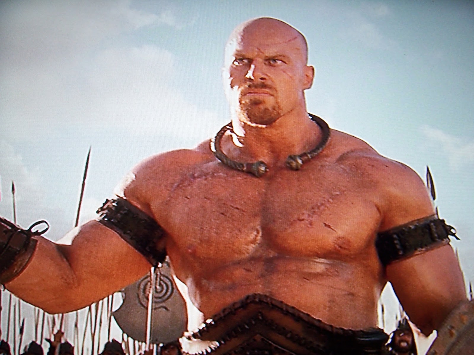 The Gladiatorial Blog Aussie wrestler Nathan Jones as Boagrius in Troy