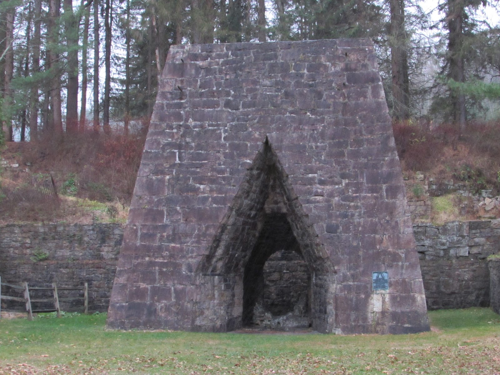Greenwood Furnace State Park Well Preserved Iron Furnaces, a Ghost
