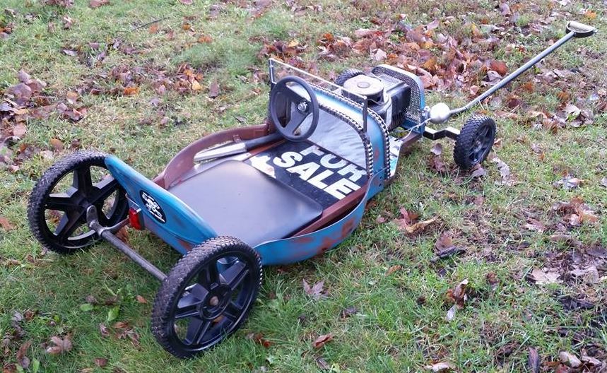 Just A Car Guy Easy way to reuse an old lawn mower, and make a kid happy