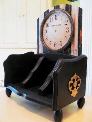 black desk organzier diy makeover from a breadbox