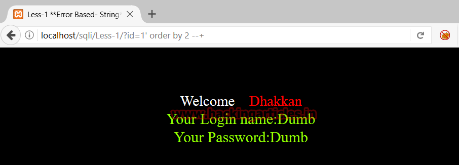 SQL injection for beginners