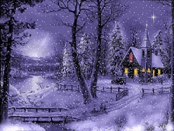 christmas merry snow animated scene gifs winter moving animation graphics snowflakes church influence progressive bing eve