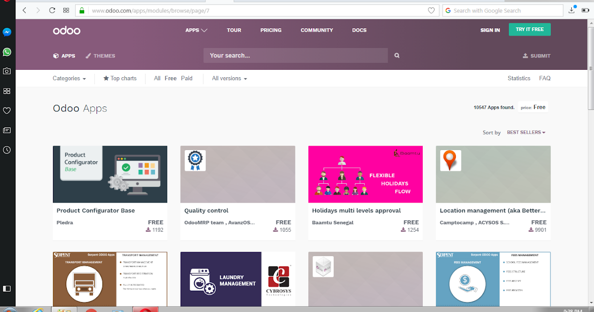 Browser modules. Browser modules