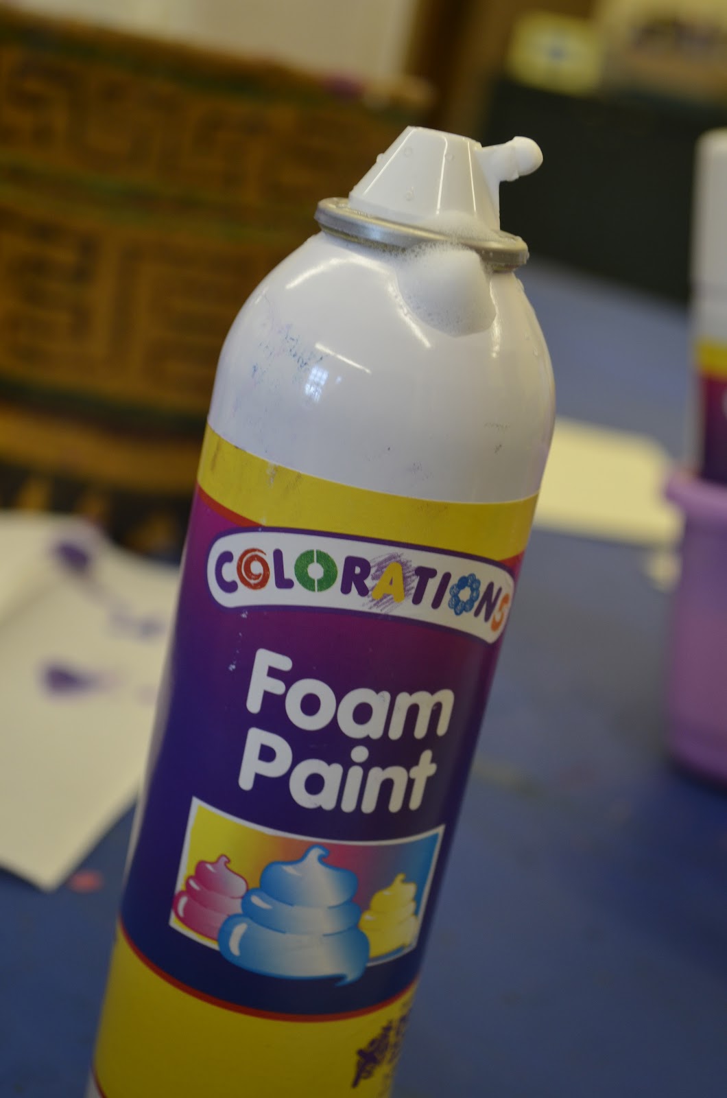 simply FOuR us Family Night Foam Painting