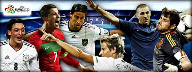 Real Madrid players at Euro 2012