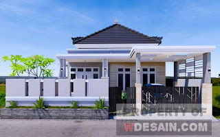  Denah  Rumah  10x12 3 Kamar Tidur 2  Teras  Depan  Dan  Samping  