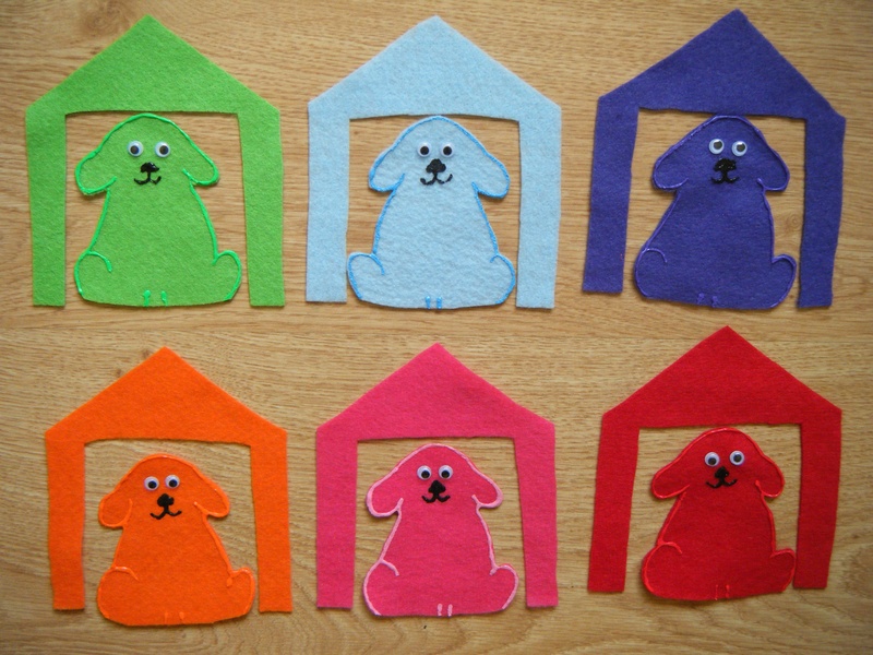 Felt Board Ideas Felt Board Activities Dogs and Cats