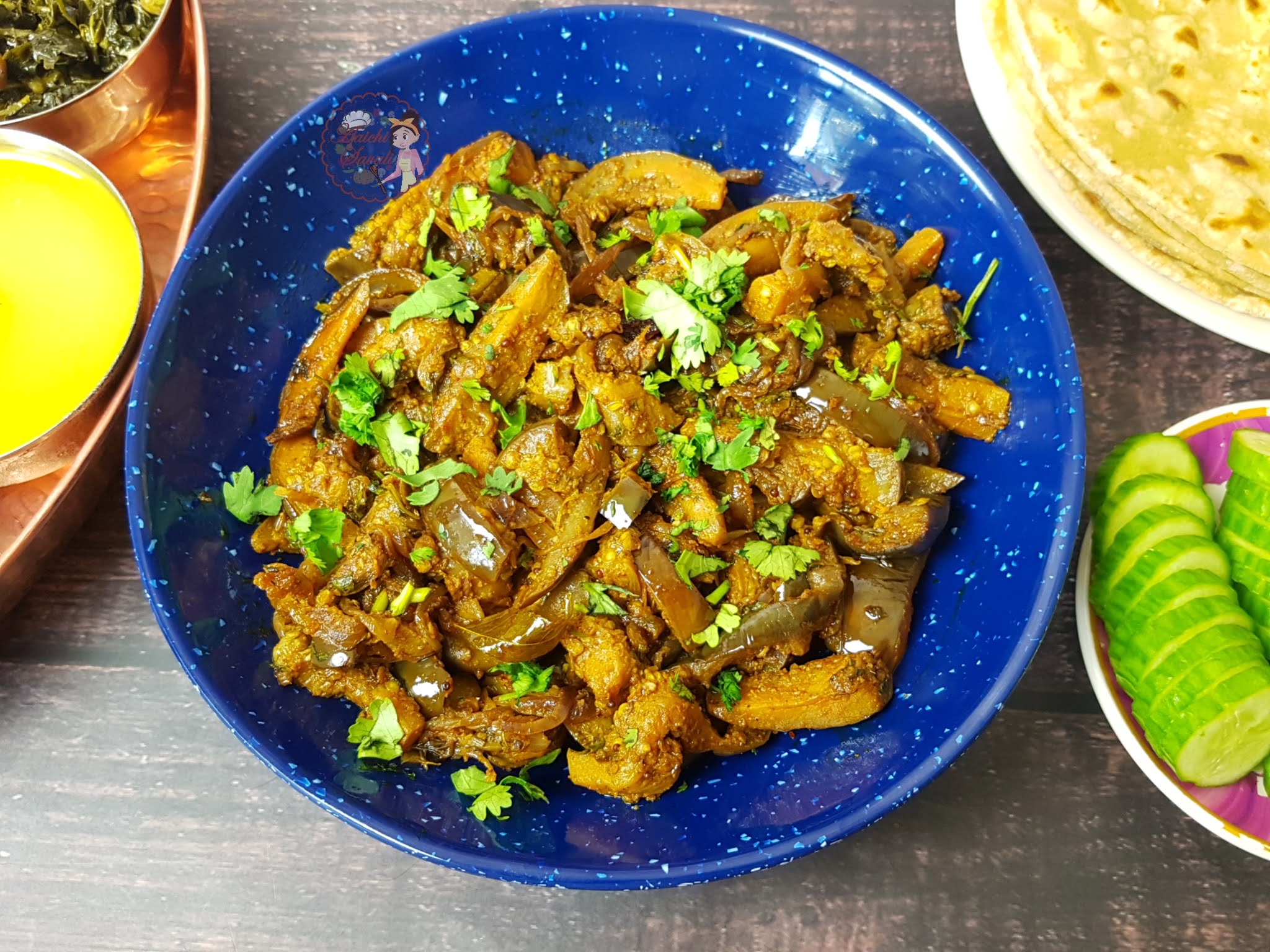 Easy Indian Eggplant Stir Fry Brinjal Fry With Indian Spices