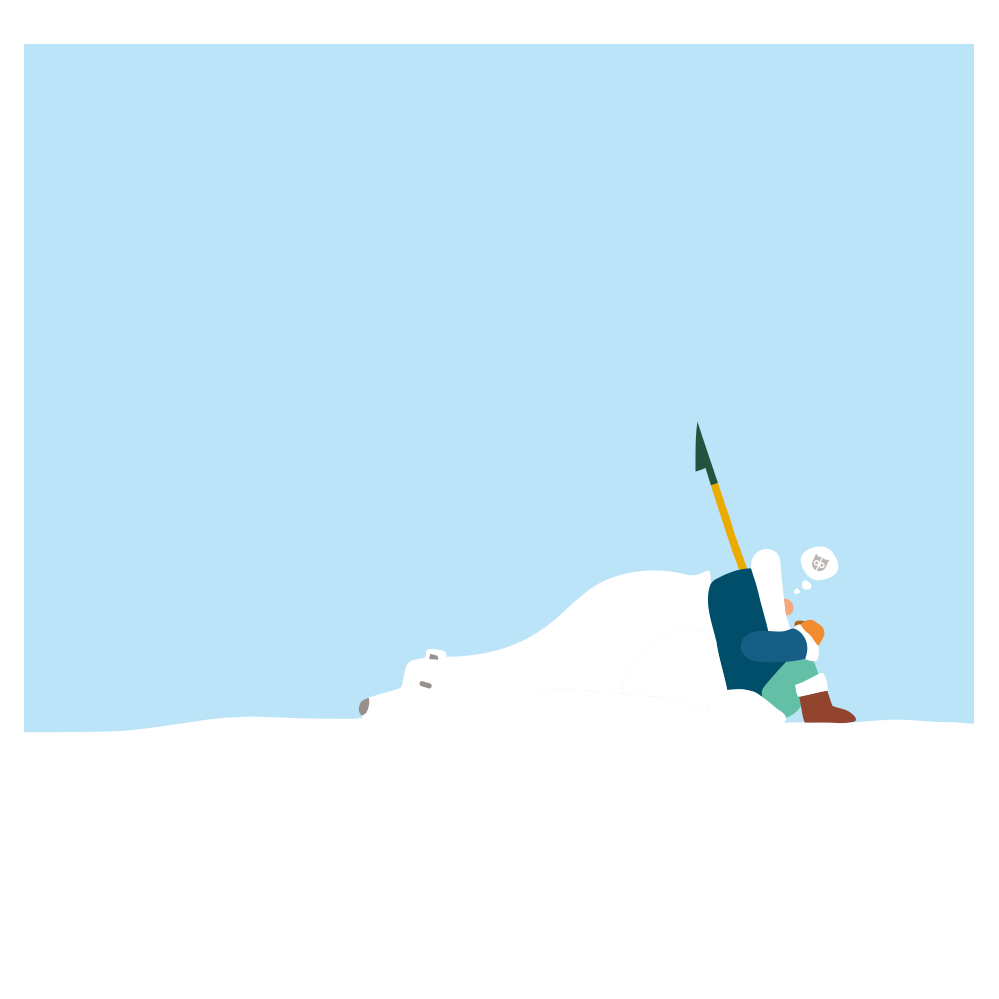 ホッキョクグマ qbnoco キュビノコ