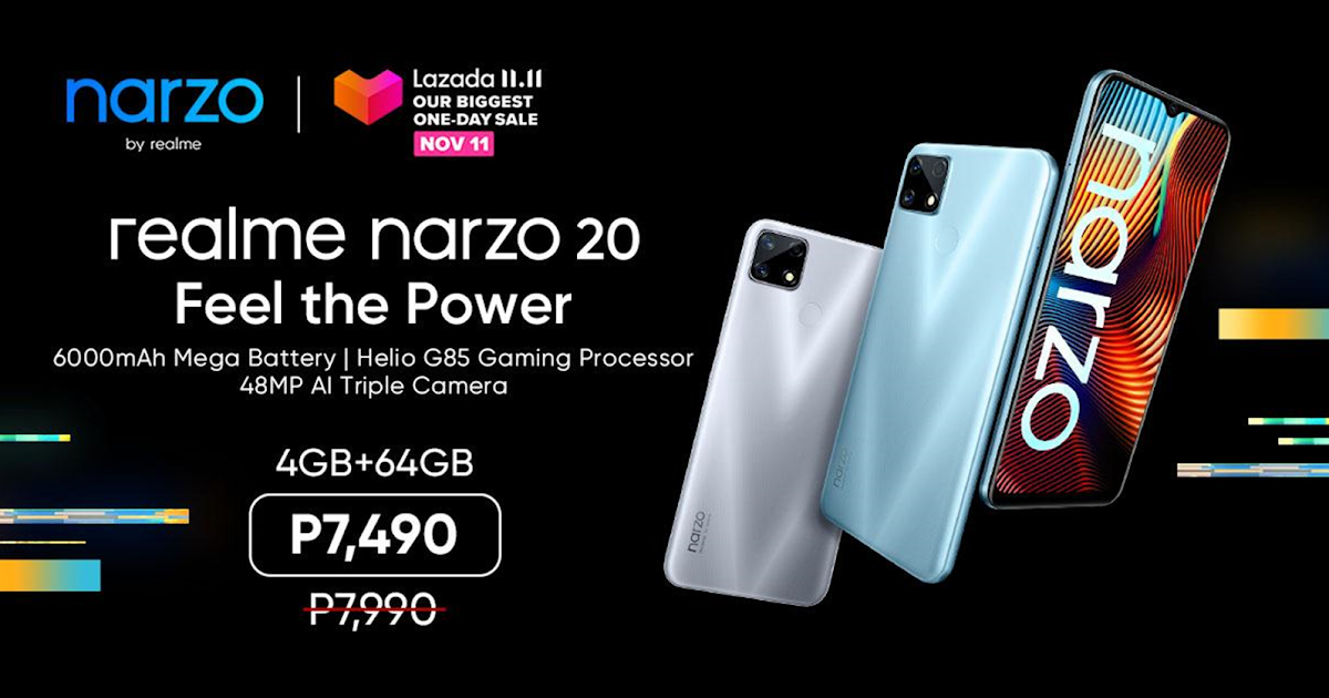 realme launches narzo 20 in PH to boost e-commerce presence as brand