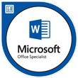 Microsoft Office Specialist: Word, 2020-Present