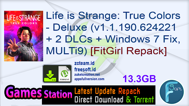 Life is Strange: True Colors - Deluxe Edition (v1.1.190.624221 + 2 DLCs + Windows 7 Fix, MULTi9) [FitGirl Repack, Selective Download - from 12.7 GB]