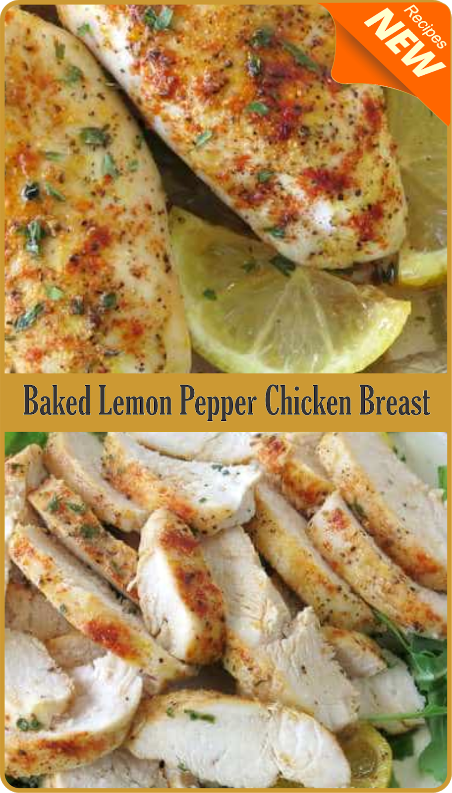 Baked Lemon Pepper Chicken Breast Recipe Amzing Food