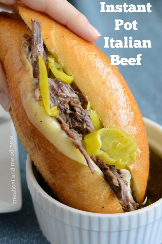 Instant Pot Italian Beef Sandwiches - Easy Food Recipes