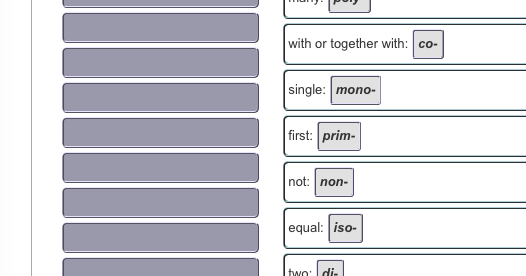 Mastering Biology Answers: Building Vocabulary: Word Roots - Chemistry