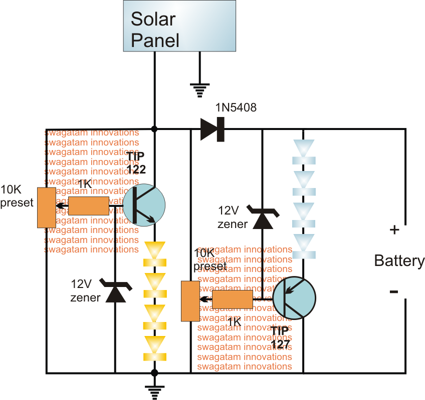 Sunrise Sunset Simulator LED Circuit