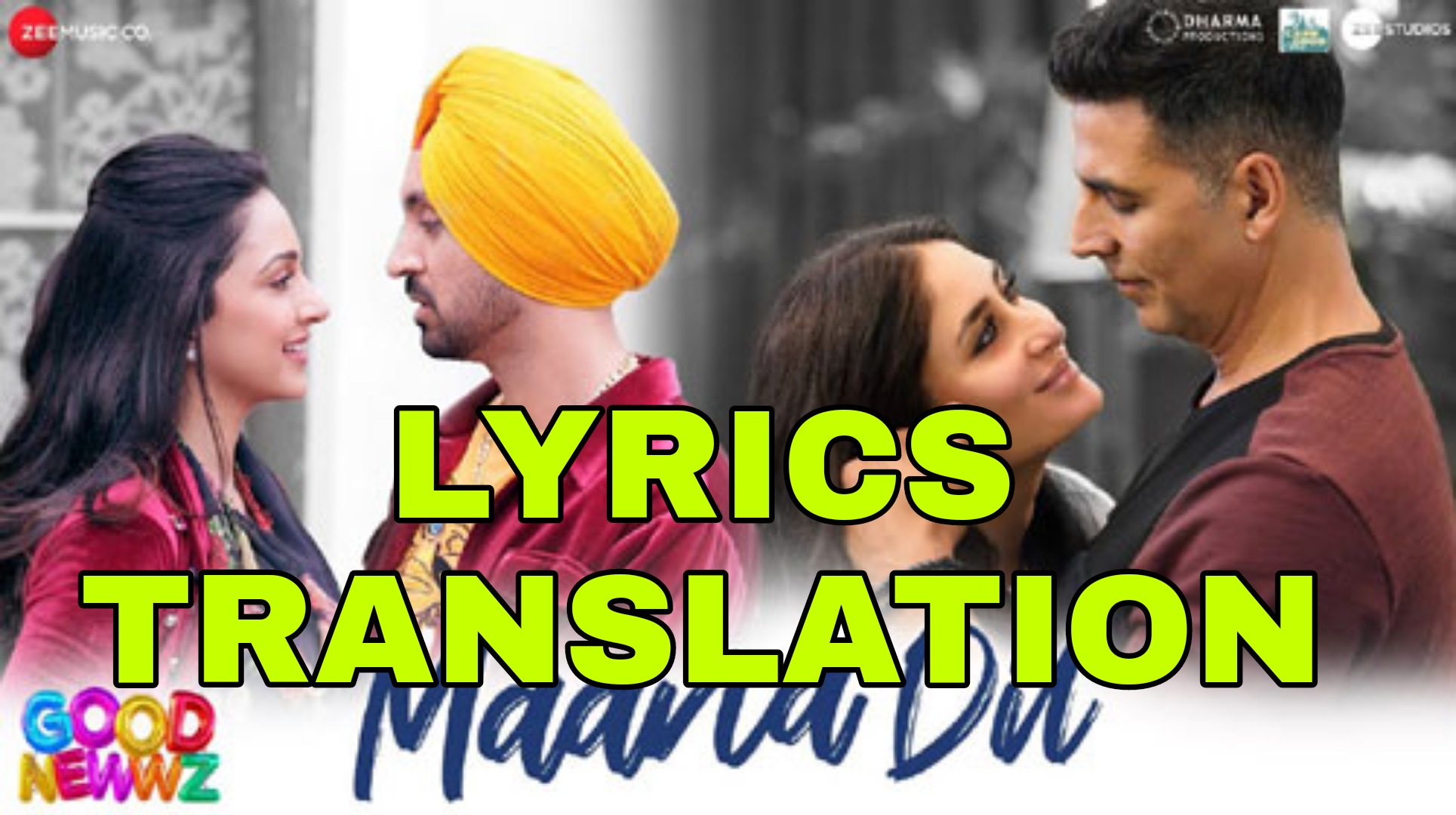 Maana Dil Lyrics in English With Translation Good Newwz B Praak