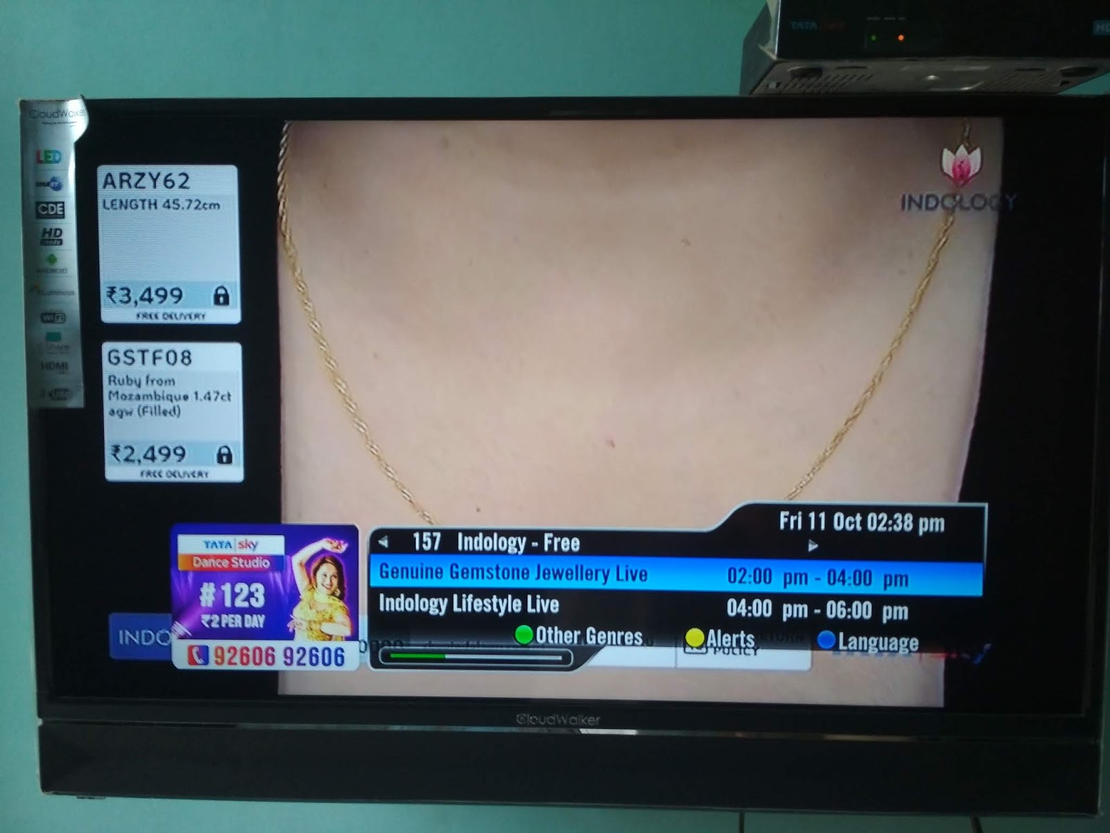 Tata Sky Changed 3 Channel Numbers Today