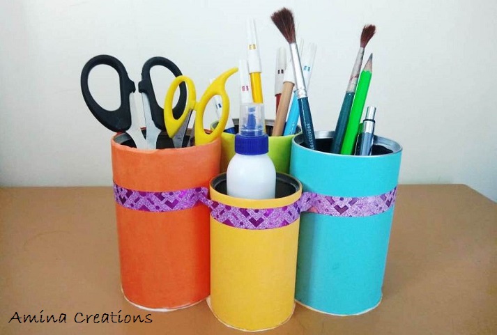 DIY DOLL DESK ORGANIZER