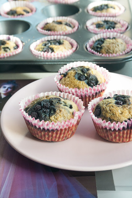 Muffin ai mirtilli, la ricetta senza burro e senza lattosio