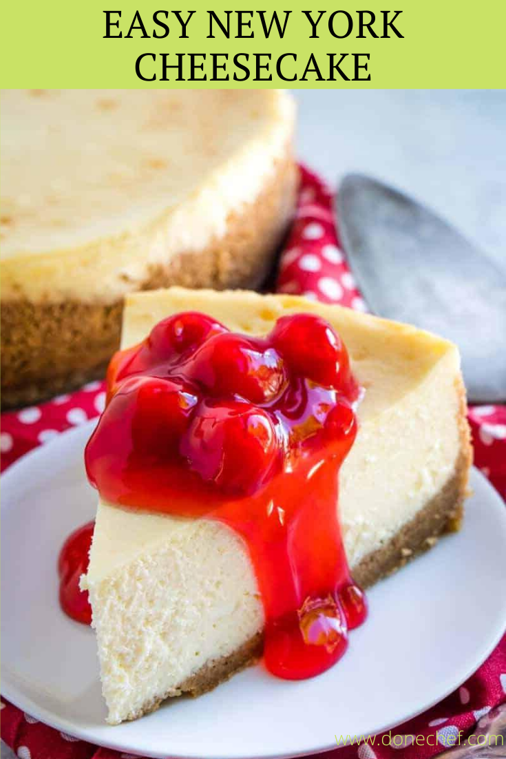 EASY NEW YORK CHEESECAKE
