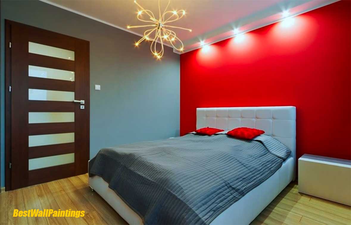 Red and Grey Bedroom Ideas