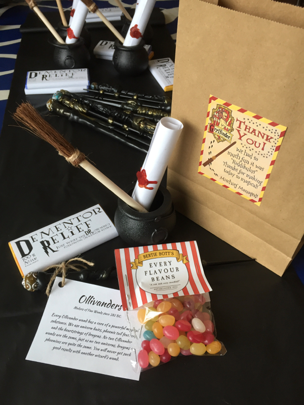 Harry Potter Birthday Party The Loot Bag Part 3