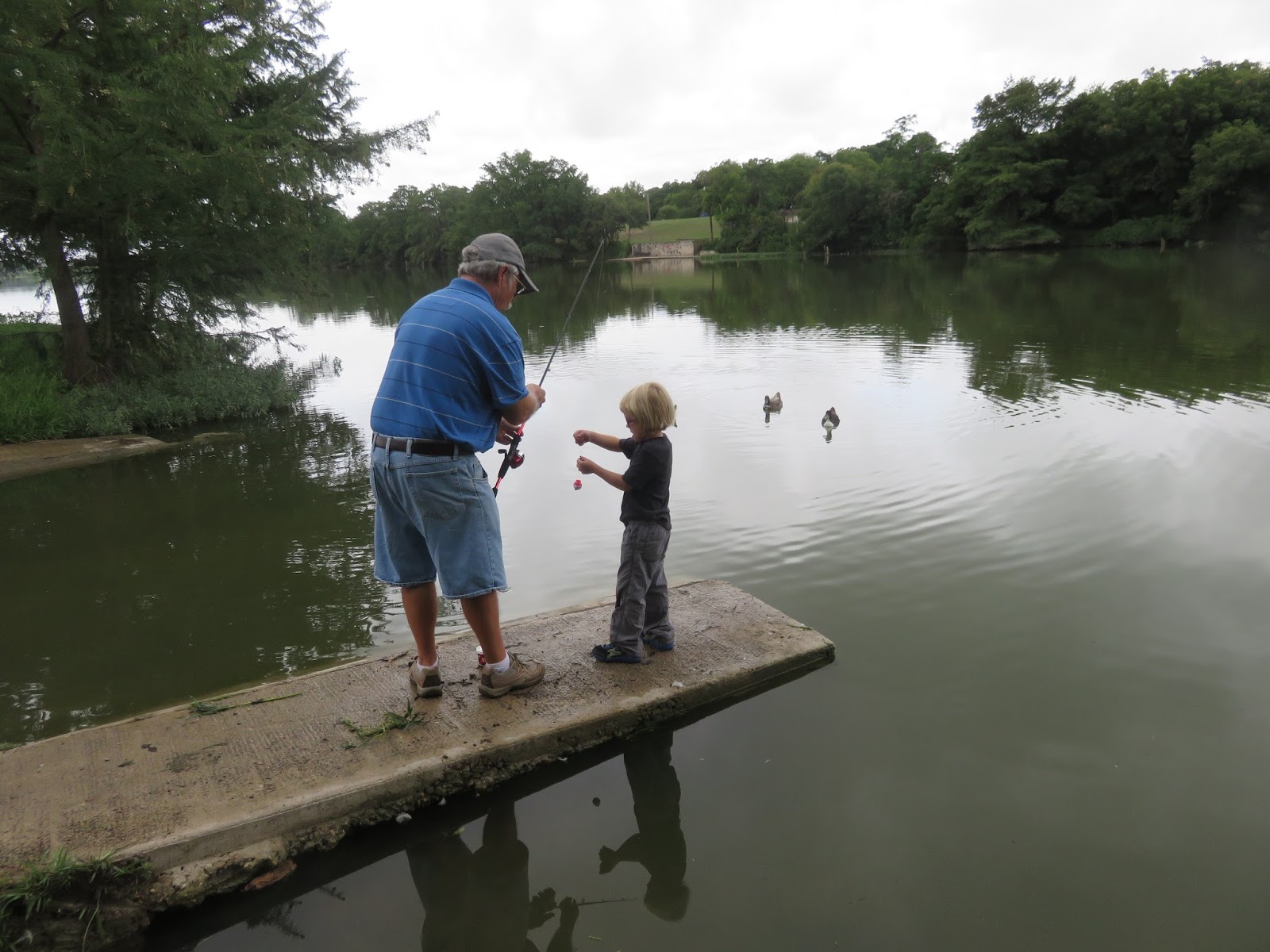 Family Fun Sunday, August 21, 2016 Fishing at the county park