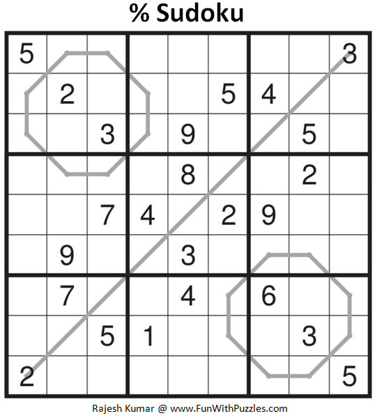 % Sudoku Puzzle (Daily Sudoku League #214)